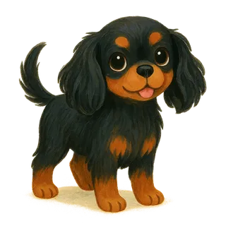 Tachi, a storybook spaniel